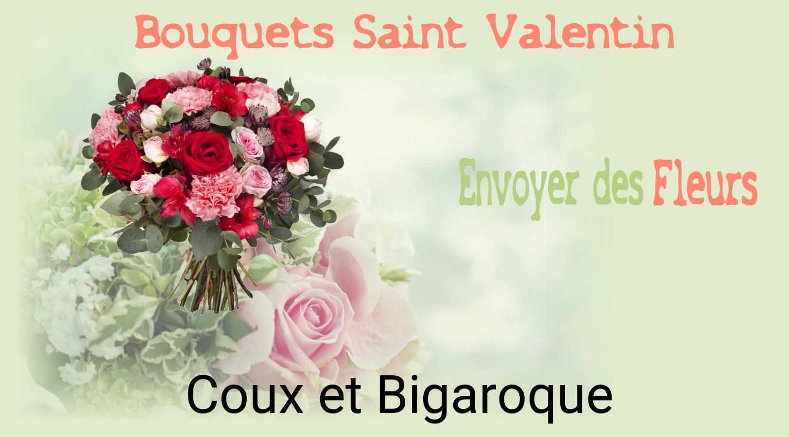 Roses de Saint-Valentin livrées à Coux-et-Bigaroque